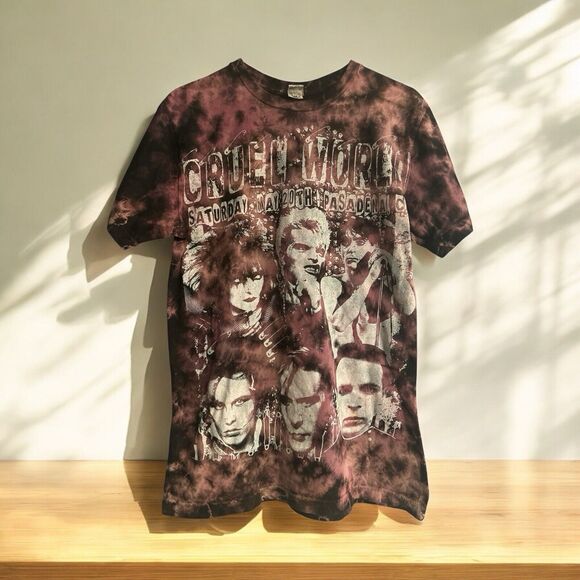 SoCal Blanks Custom Cruel World Festival T Shirt May 2022 Tie dye Band Concert - Picture 1 of 6